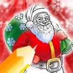 christmas coloring pages android application logo